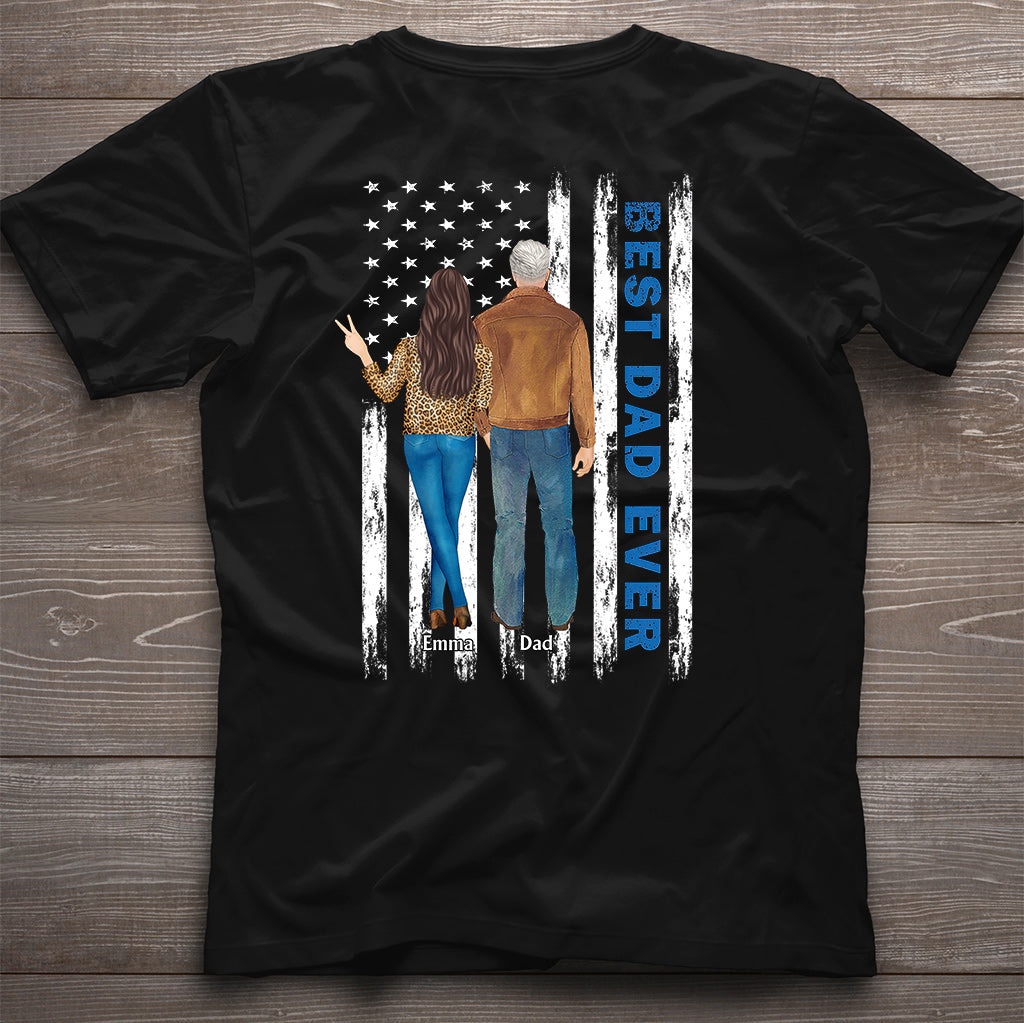 Best Dad Ever - Personalized Father T-shirt and Hoodie