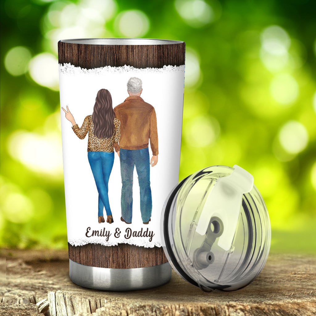 Like Father Like Daughter - Personalized Father Tumbler