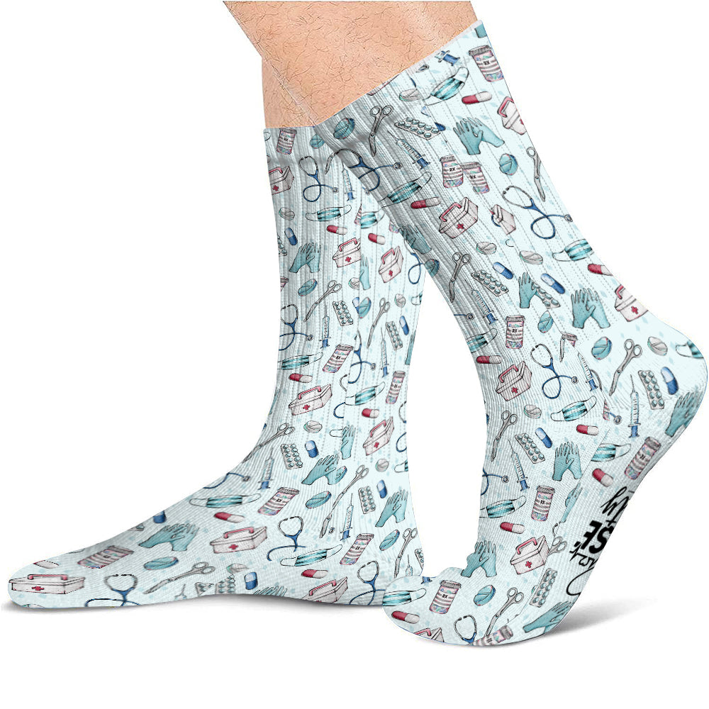 Nurse Off Duty Nurse Socks