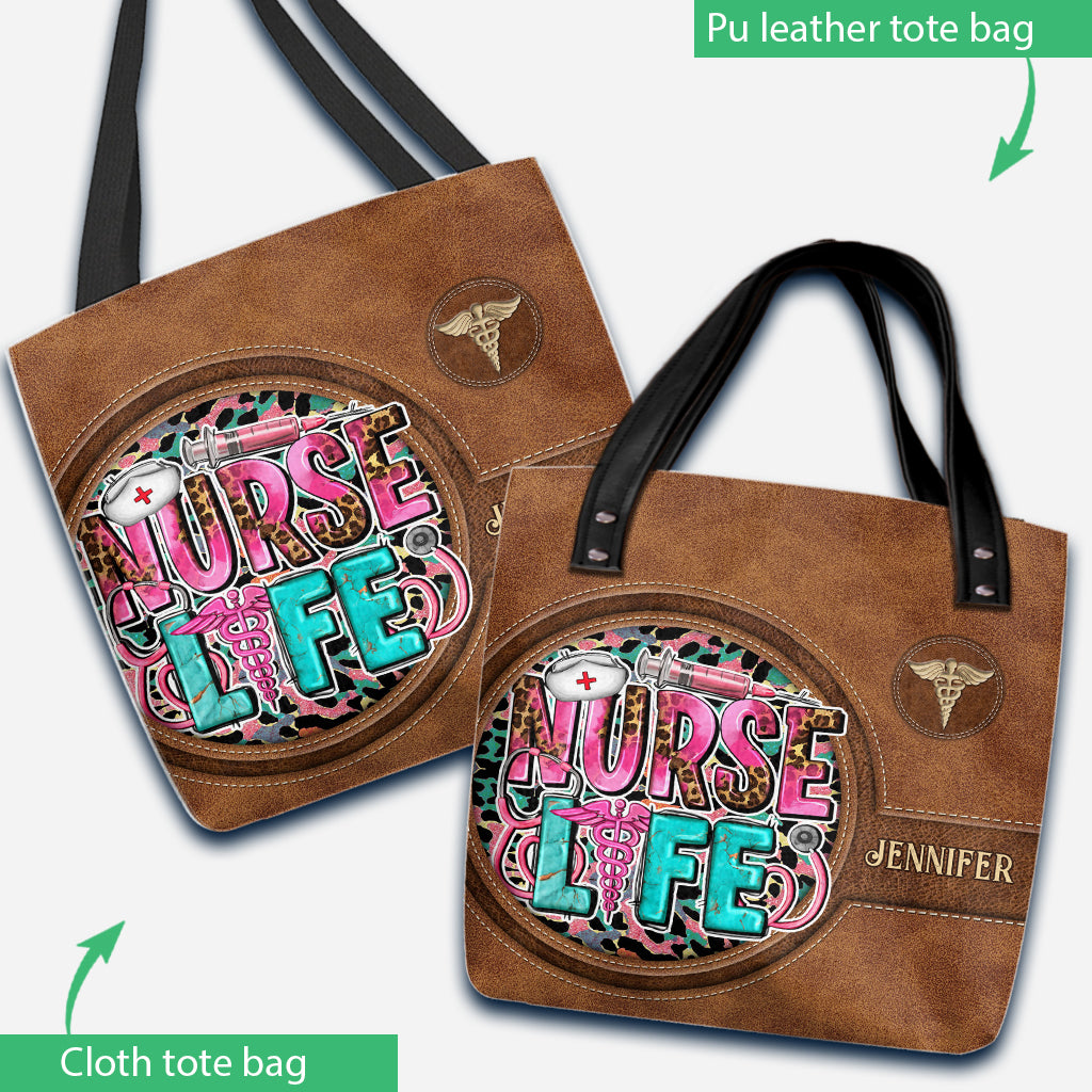 Nurse Life - Personalized Nurse Tote Bag