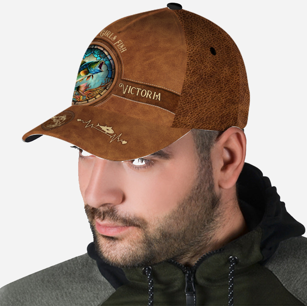 Reel Girls Fish Bass Fishing - Personalized Fishing Classic Cap