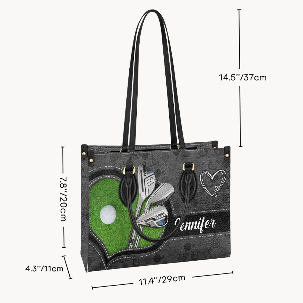 Love Golf - Personalized Golf Leather Handbag