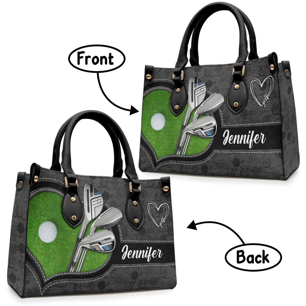 Love Golf - Personalized Golf Leather Handbag