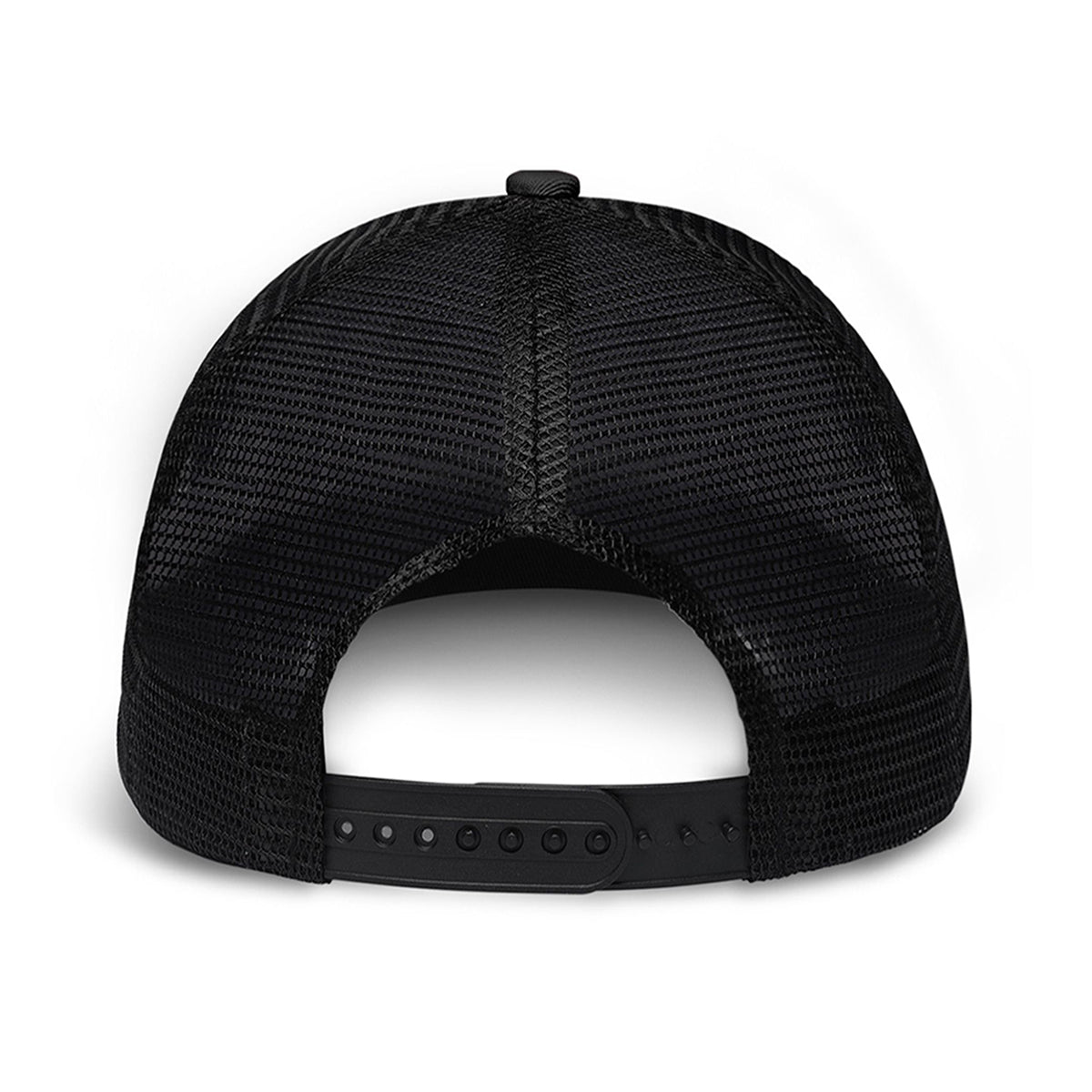 The Golf Father - Personalized Golf Trucker Hat (Black Mesh)