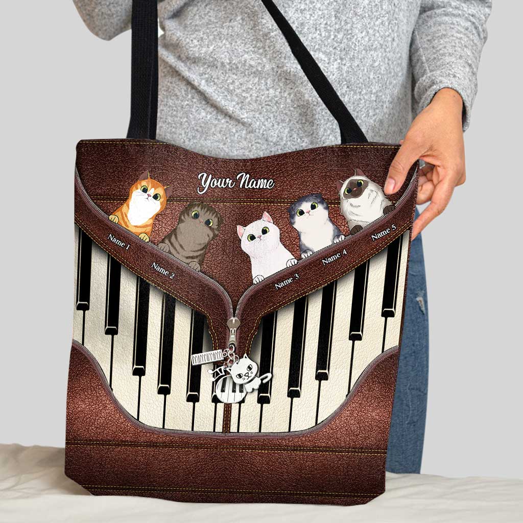 Home Is Where My Cat Is - Personalized Tote Bag