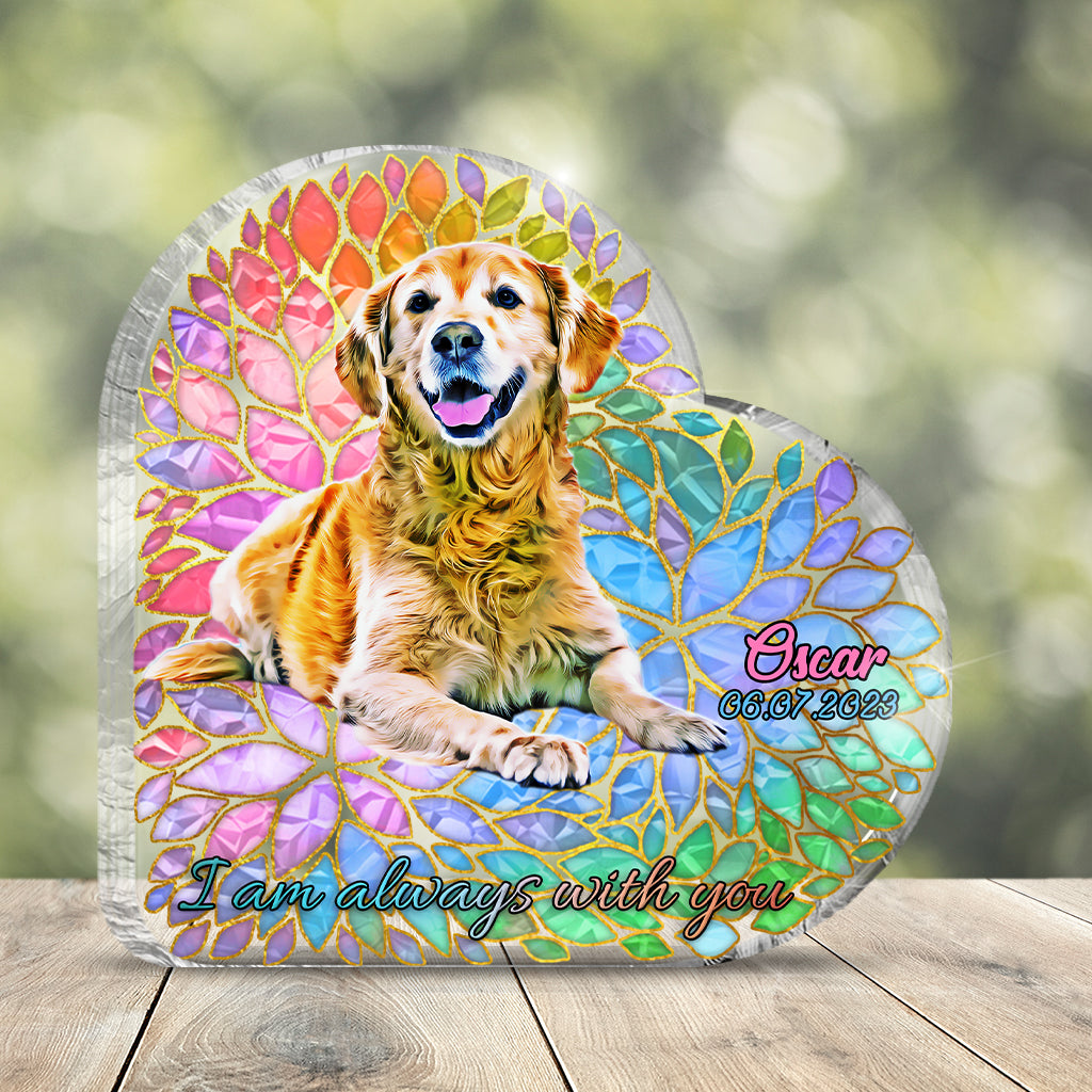 I Am Always With You - Personalized Dog Custom Shaped Acrylic Plaque