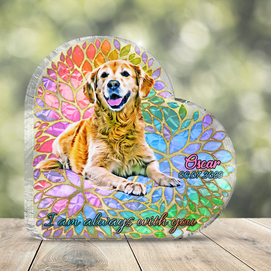 I Am Always With You - Personalized Dog Custom Shaped Acrylic Plaque
