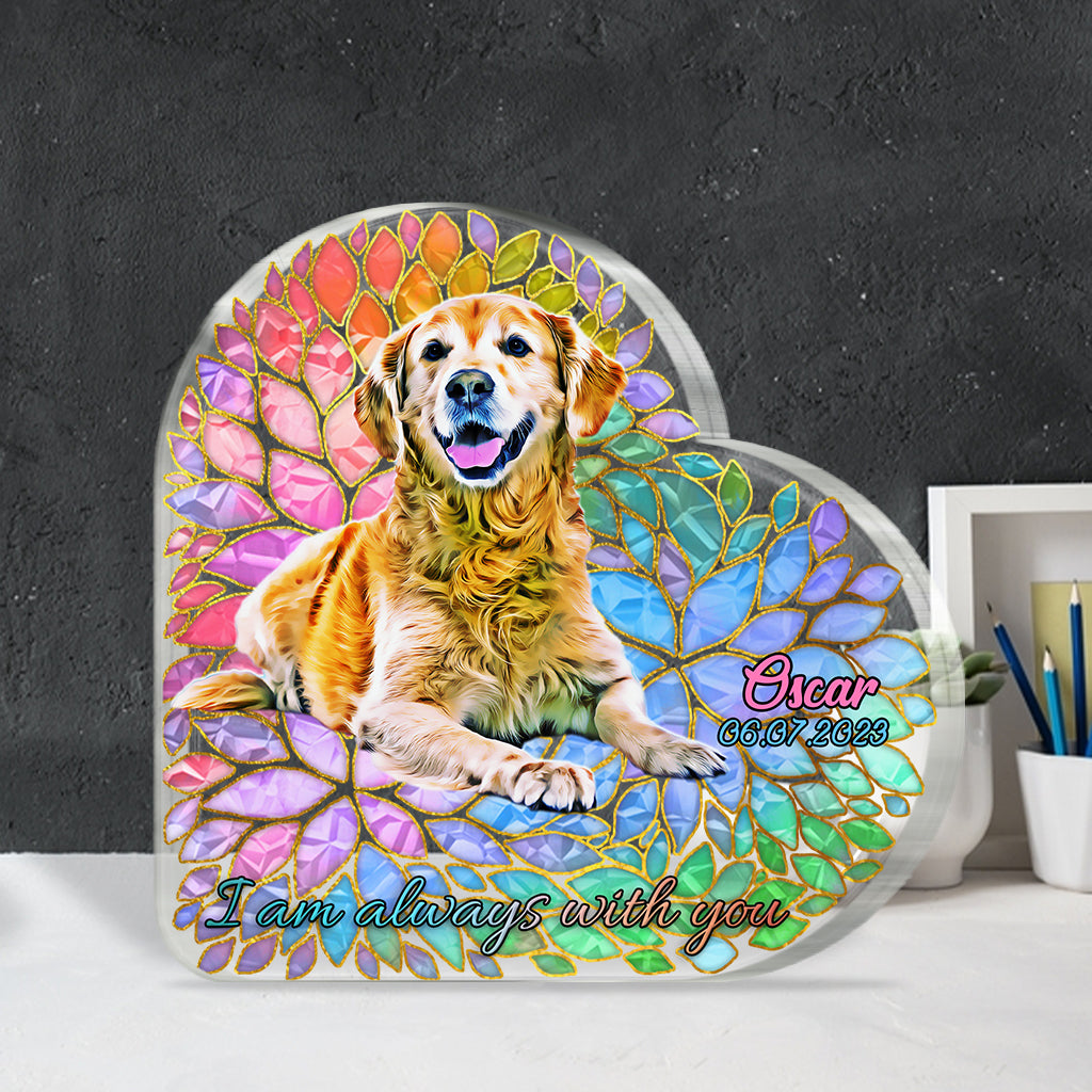 I Am Always With You - Personalized Dog Custom Shaped Acrylic Plaque