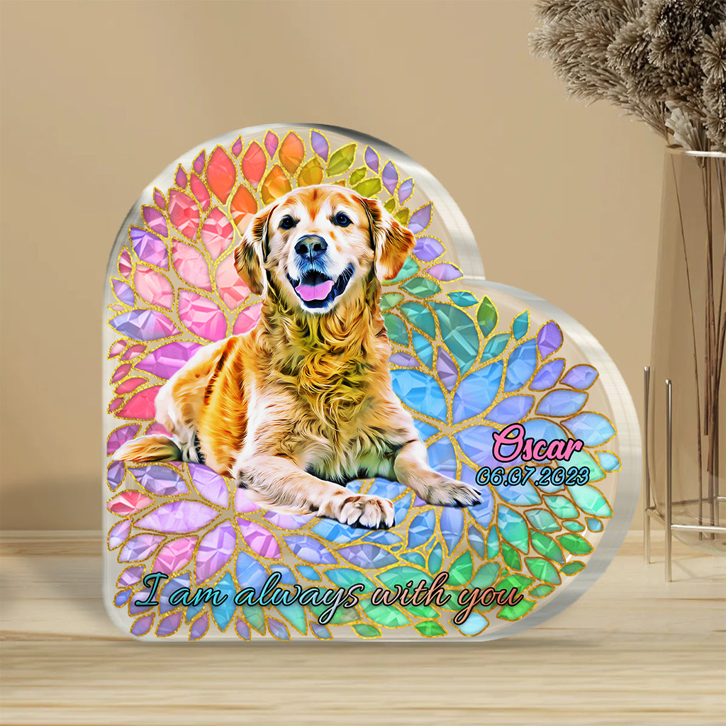 I Am Always With You - Personalized Dog Custom Shaped Acrylic Plaque