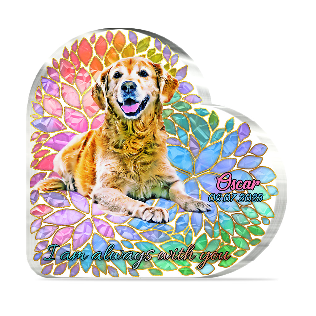 I Am Always With You - Personalized Dog Custom Shaped Acrylic Plaque