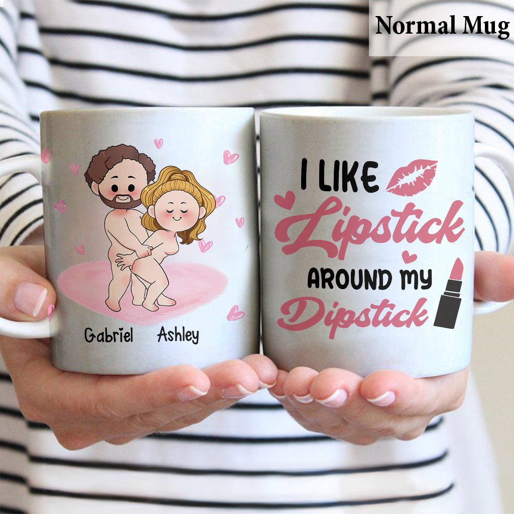 I Light Lipstick - Personalized Couple Mug