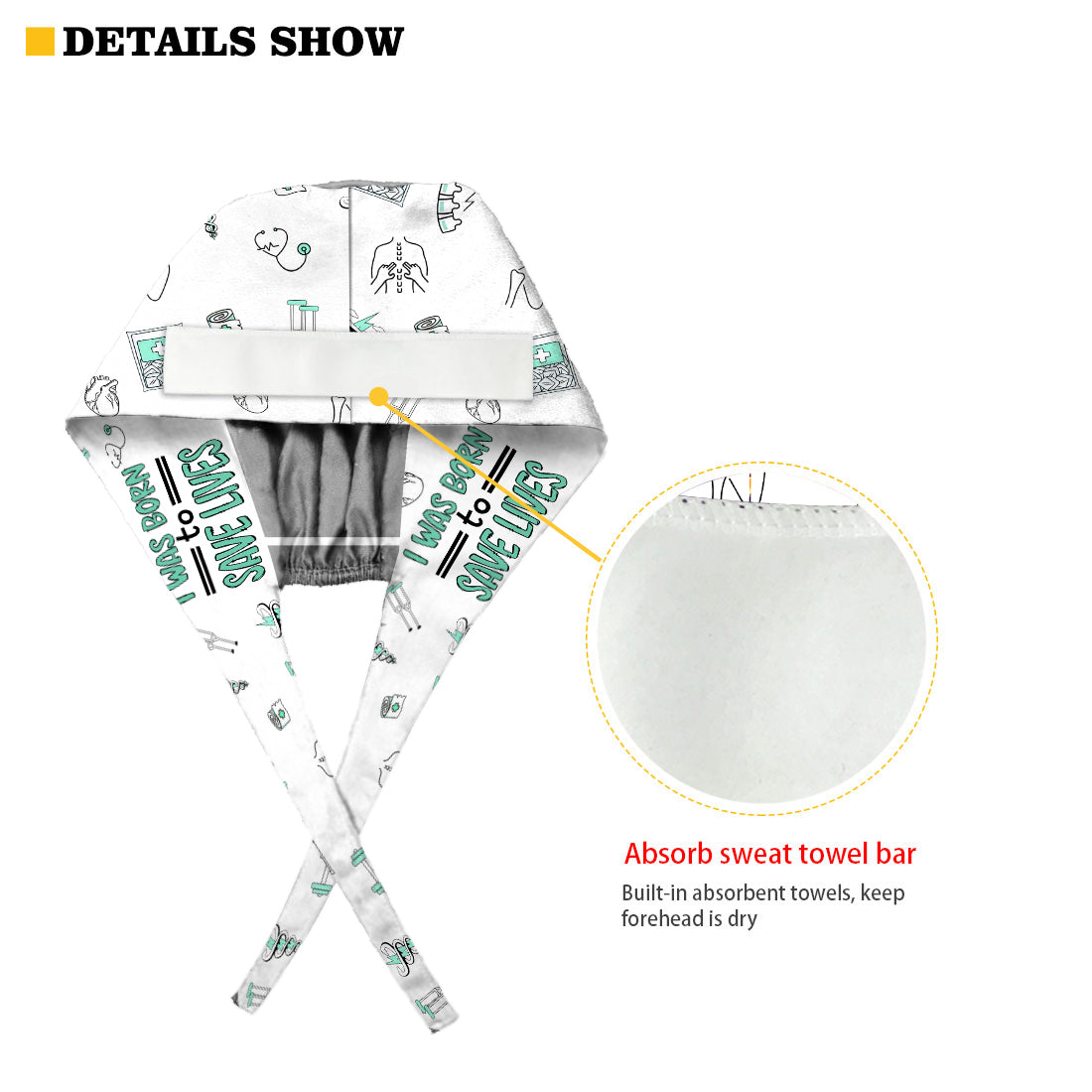 Save Lives - Personalized Nurse Scrub Cap