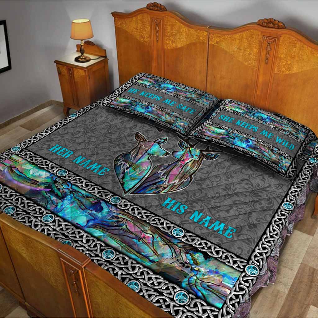 So Many In The Forest - Personalized Hunting Quilt Set