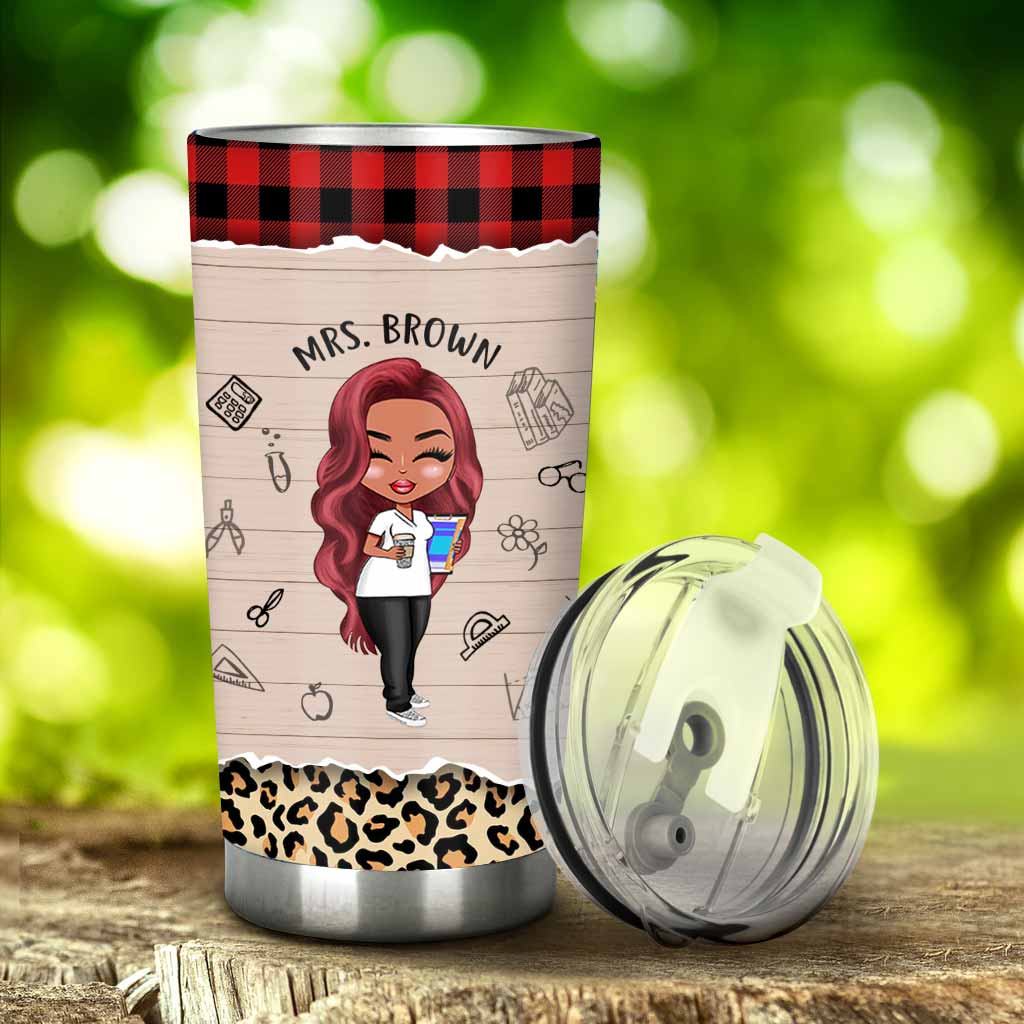 Teacher It Takes A Big Heart - Personalized Tumbler