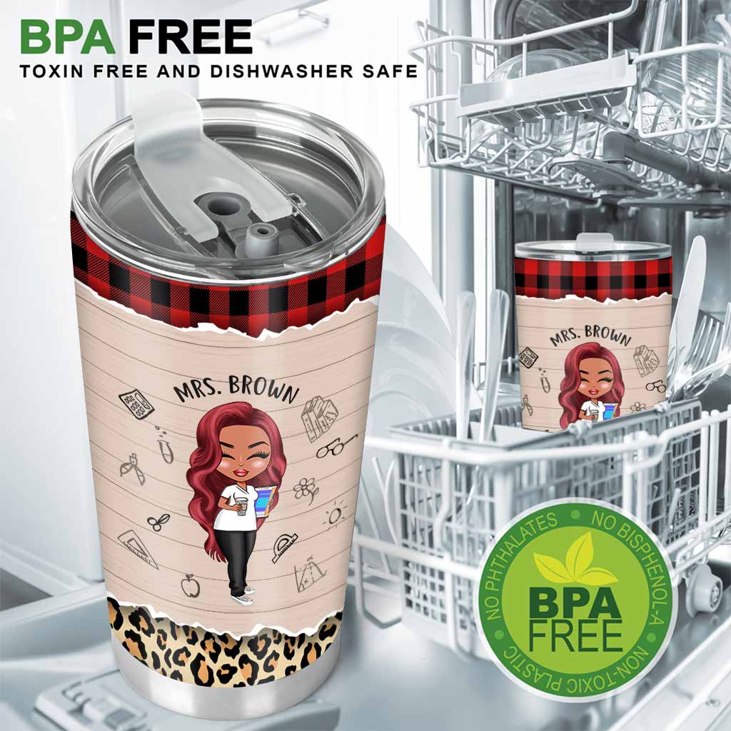 Teacher It Takes A Big Heart - Personalized Tumbler