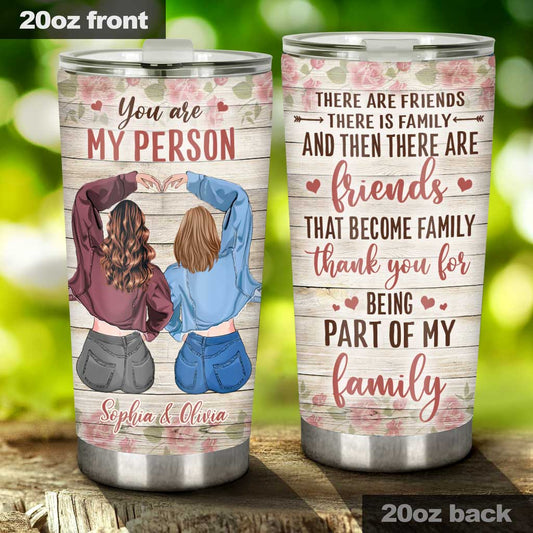 Friends That Are Family - Personalized Bestie Tumbler