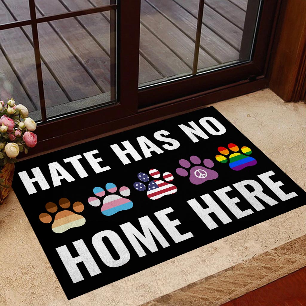 Hate Has No Home Here - Dog Doormat