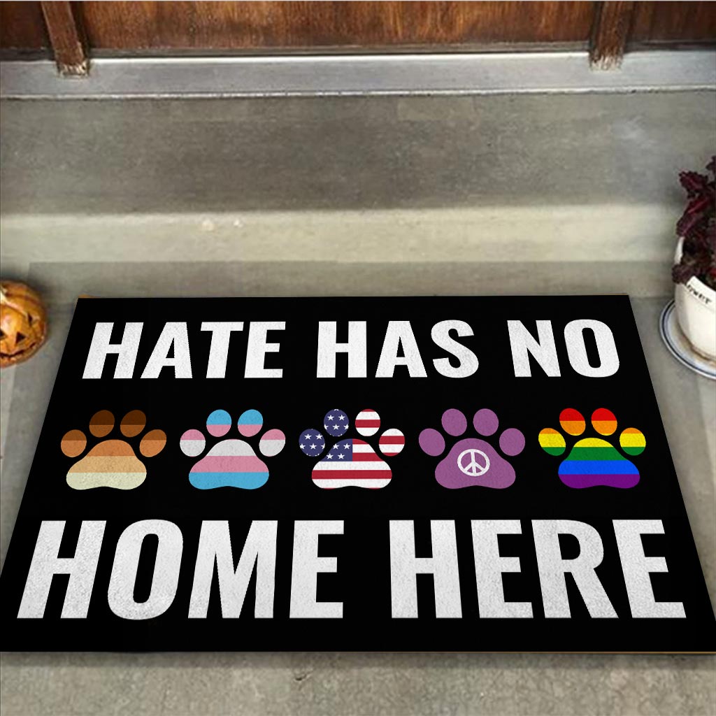 Hate Has No Home Here - Dog Doormat