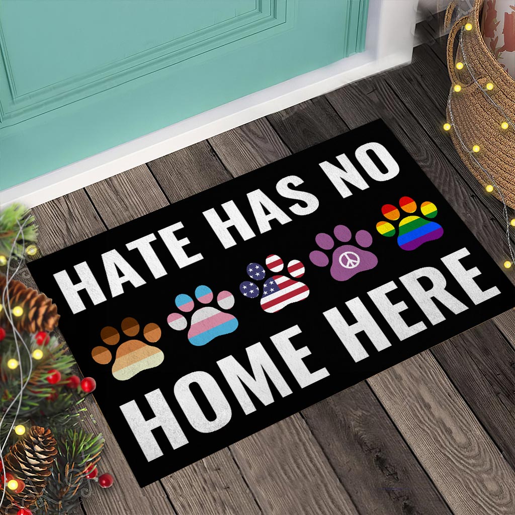 Hate Has No Home Here - Dog Doormat