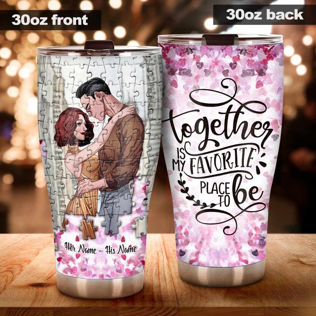 You're My Missing Piece - Personalized Couple Tumbler