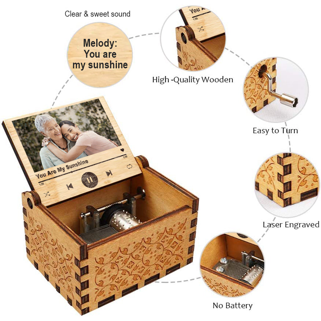This Is Your Reminder - Personalized Mother's Day Mother Hand Crank Music Box