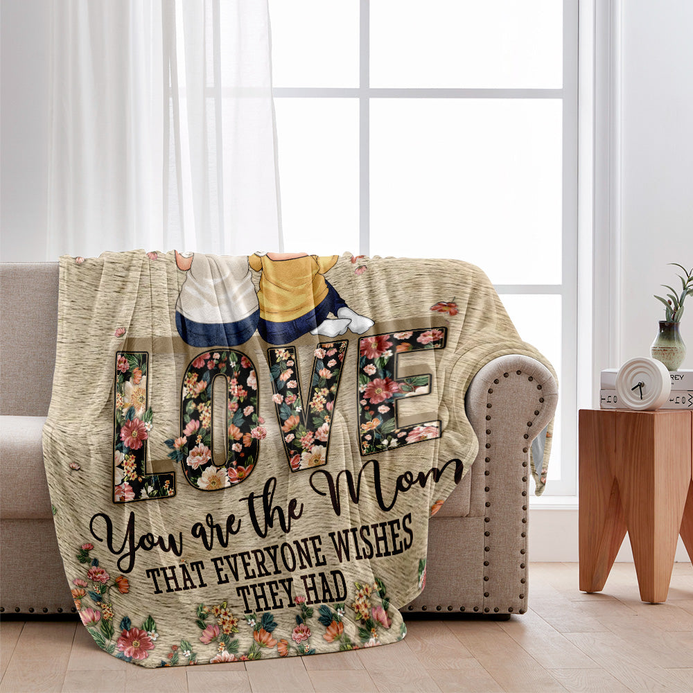 You Are The Mum - Personalized Mother's Day Mother Blanket