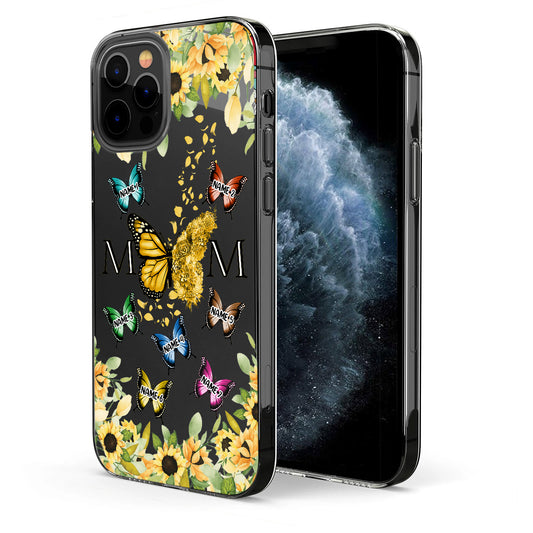 We Love You - Personalized Mother Clear Phone Case