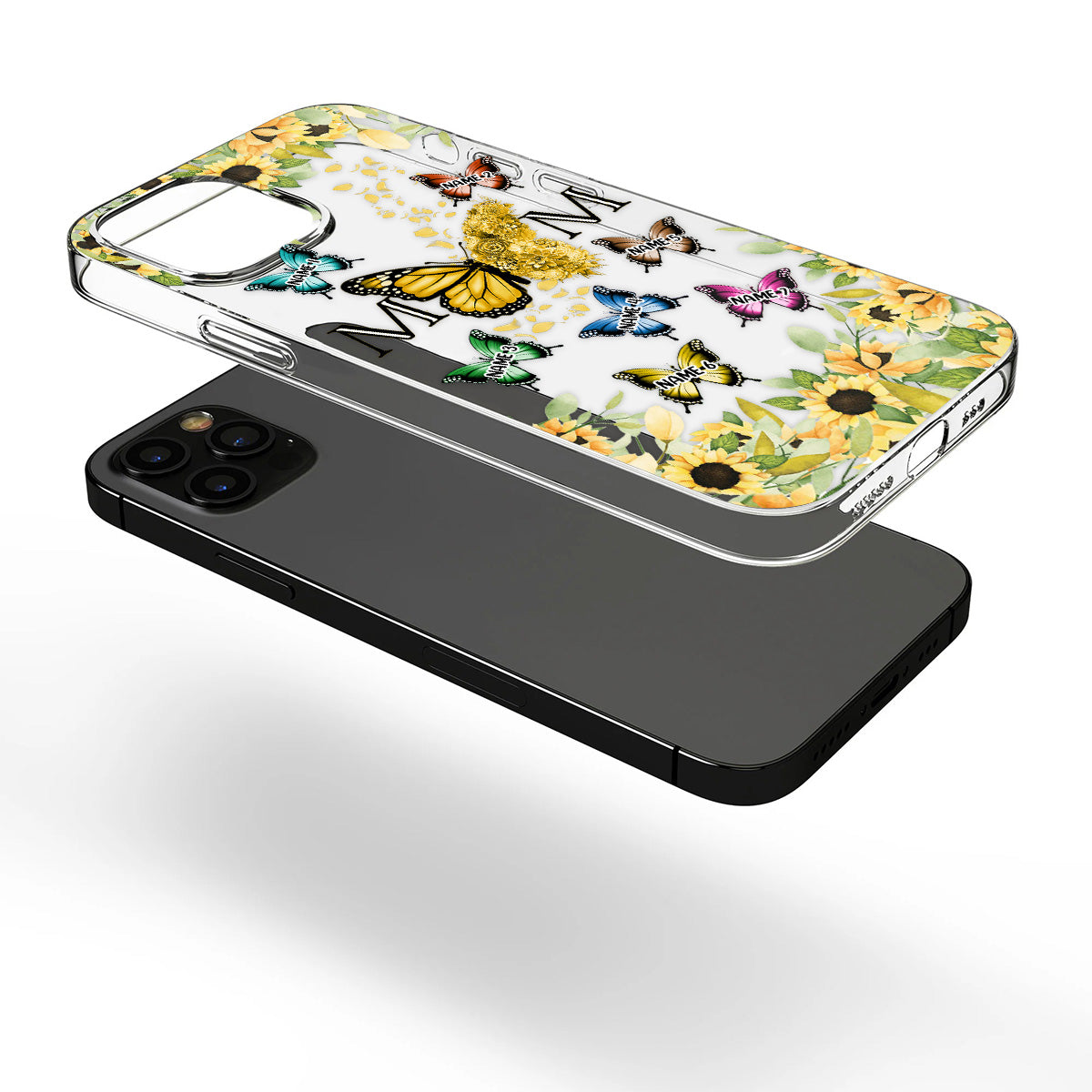 We Love You - Personalized Mother Clear Phone Case