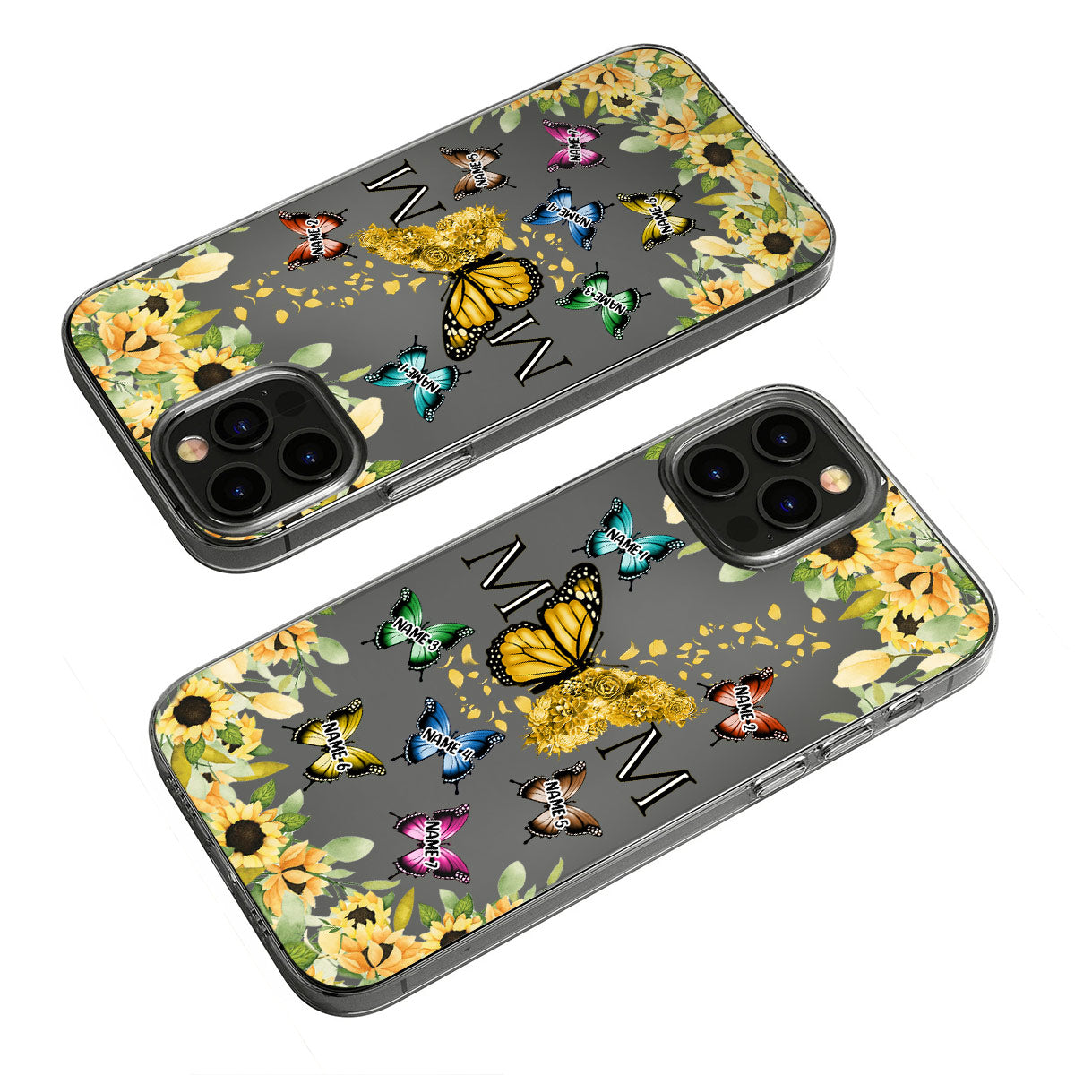 We Love You - Personalized Mother Clear Phone Case