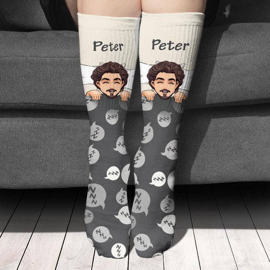 Dad Off Duty - Personalized Father's Day Father Socks