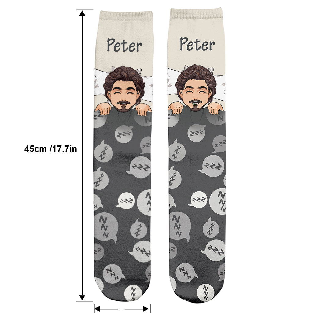 Dad Off Duty - Personalized Father's Day Father Socks