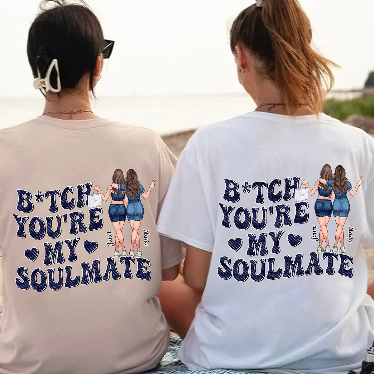 You Are My Soulmate - Personalized Bestie T-shirt and Hoodie