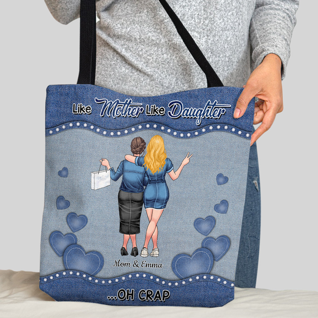 Like Mother Like Daughter - Personalized Mother's Day Mother Tote Bag