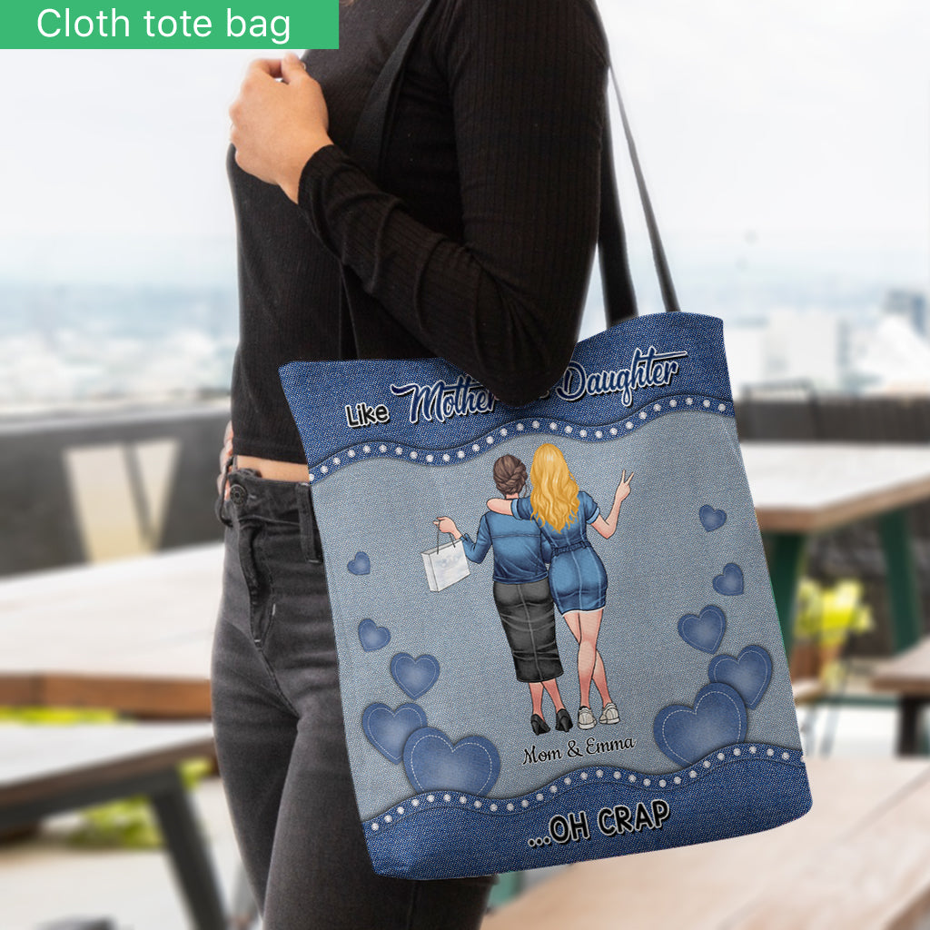 Like Mother Like Daughter - Personalized Mother's Day Mother Tote Bag