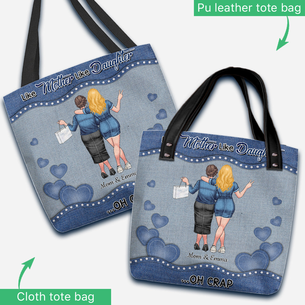 Like Mother Like Daughter - Personalized Mother's Day Mother Tote Bag