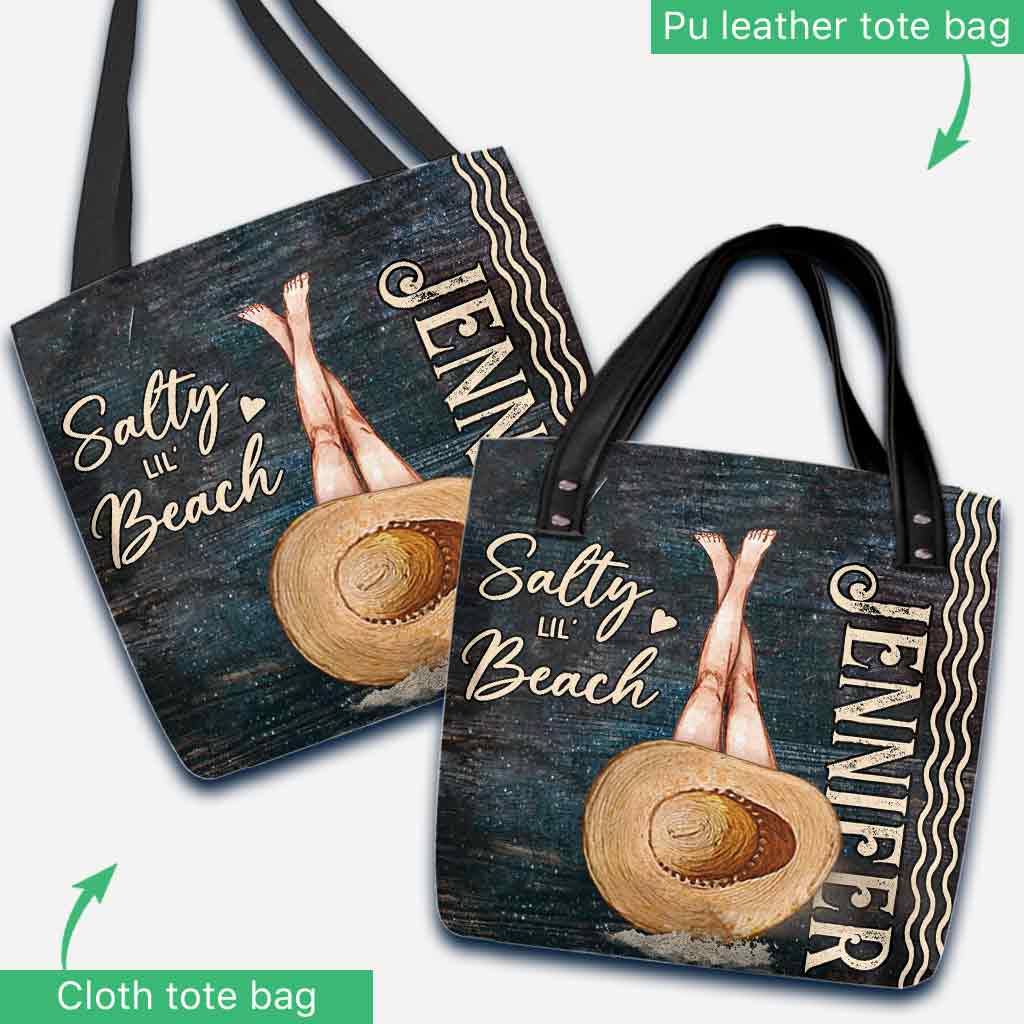 Salty Lil' Beach - Personalized Sea Lover Tote Bag