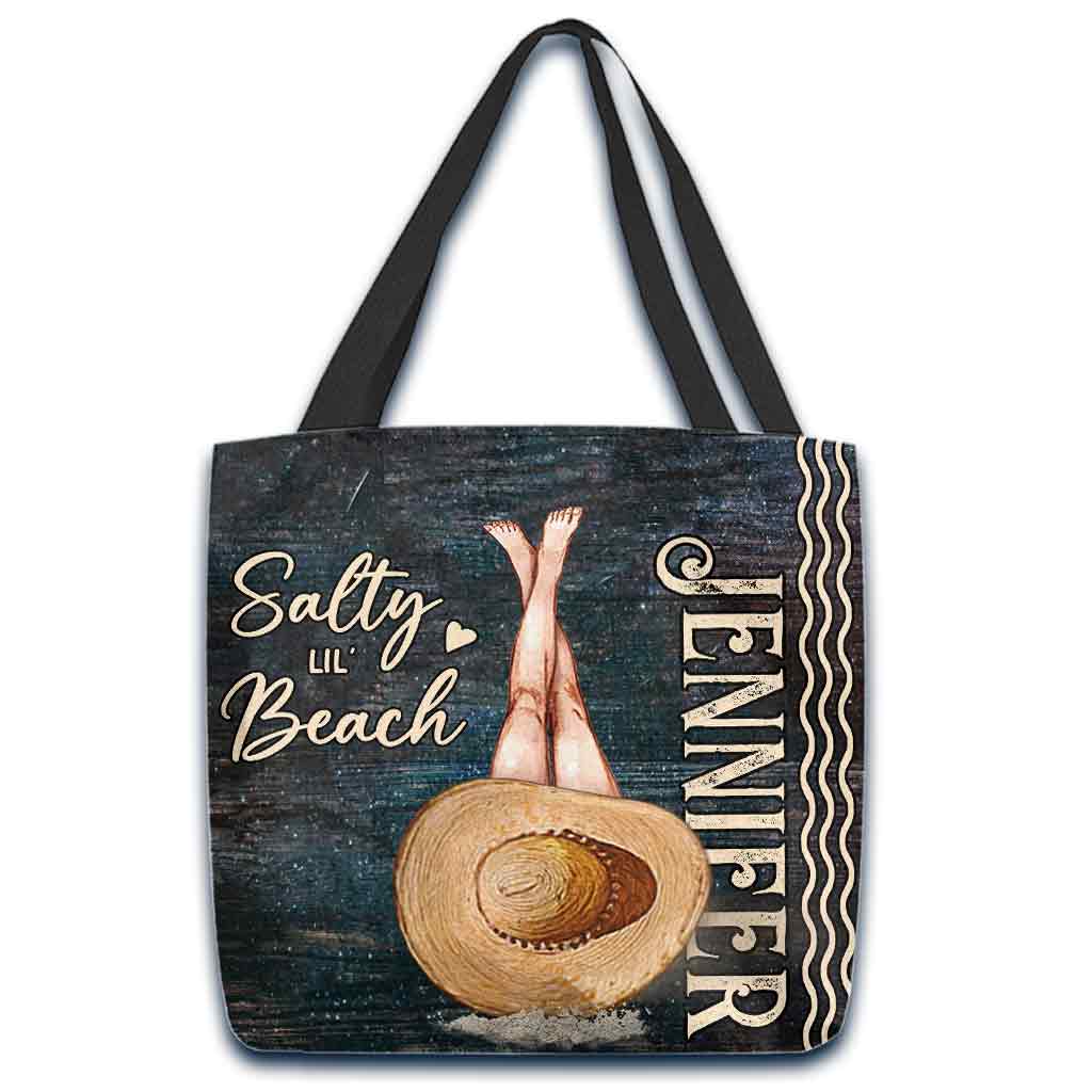 Salty Lil' Beach - Personalized Sea Lover Tote Bag