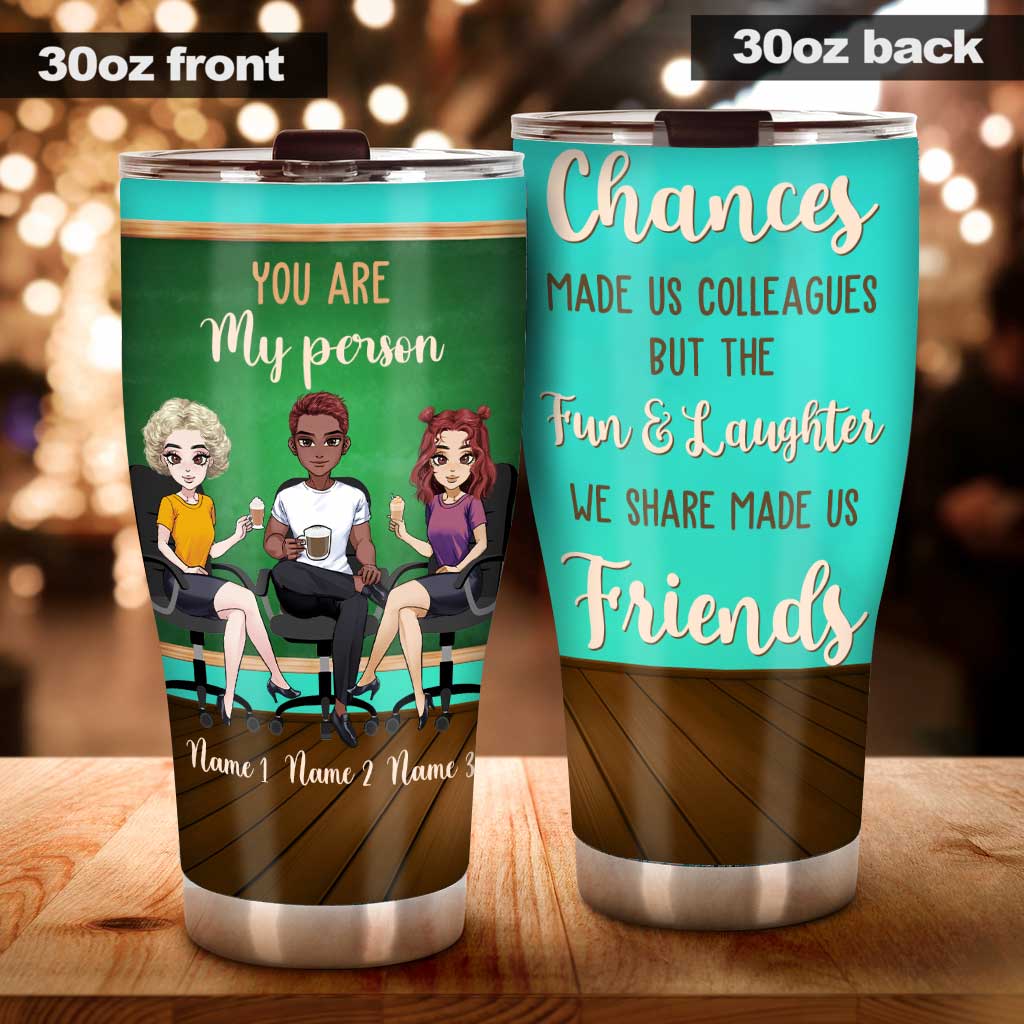 Teacher Friendship - Personalized Tumbler