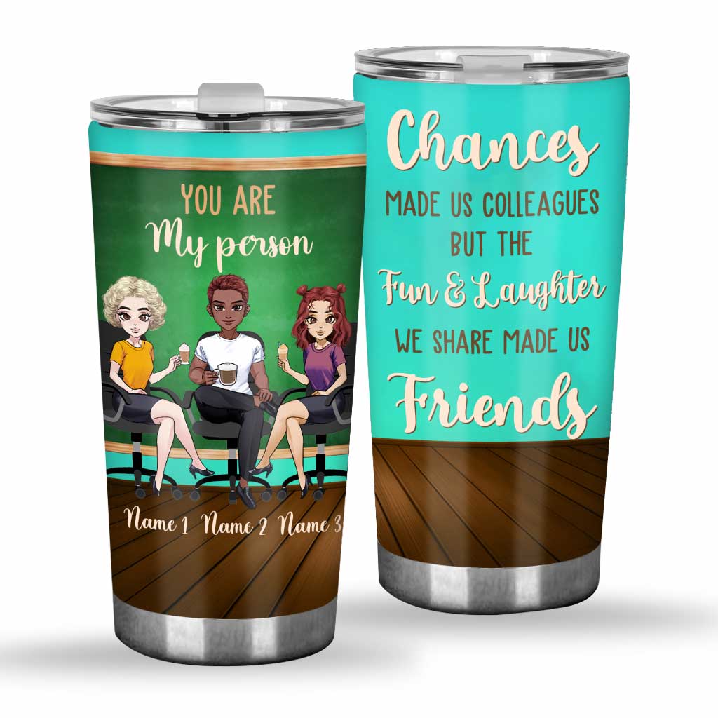 Teacher Friendship - Personalized Tumbler