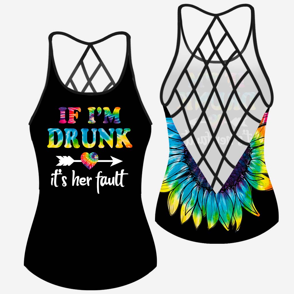 If I'm Drunk It's Her Fault - Bestie Cross Tank Top 062021