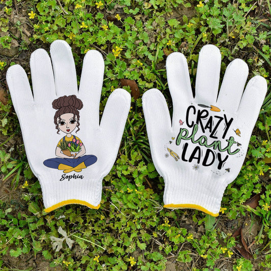 Just A Girl Who Loves Gardening - Personalized Gardening Garden Gloves
