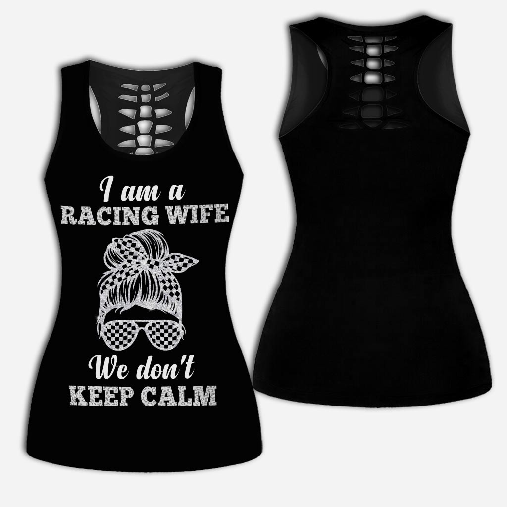 I'm A Racing Wife - Racing Hollow Tank Top and Leggings