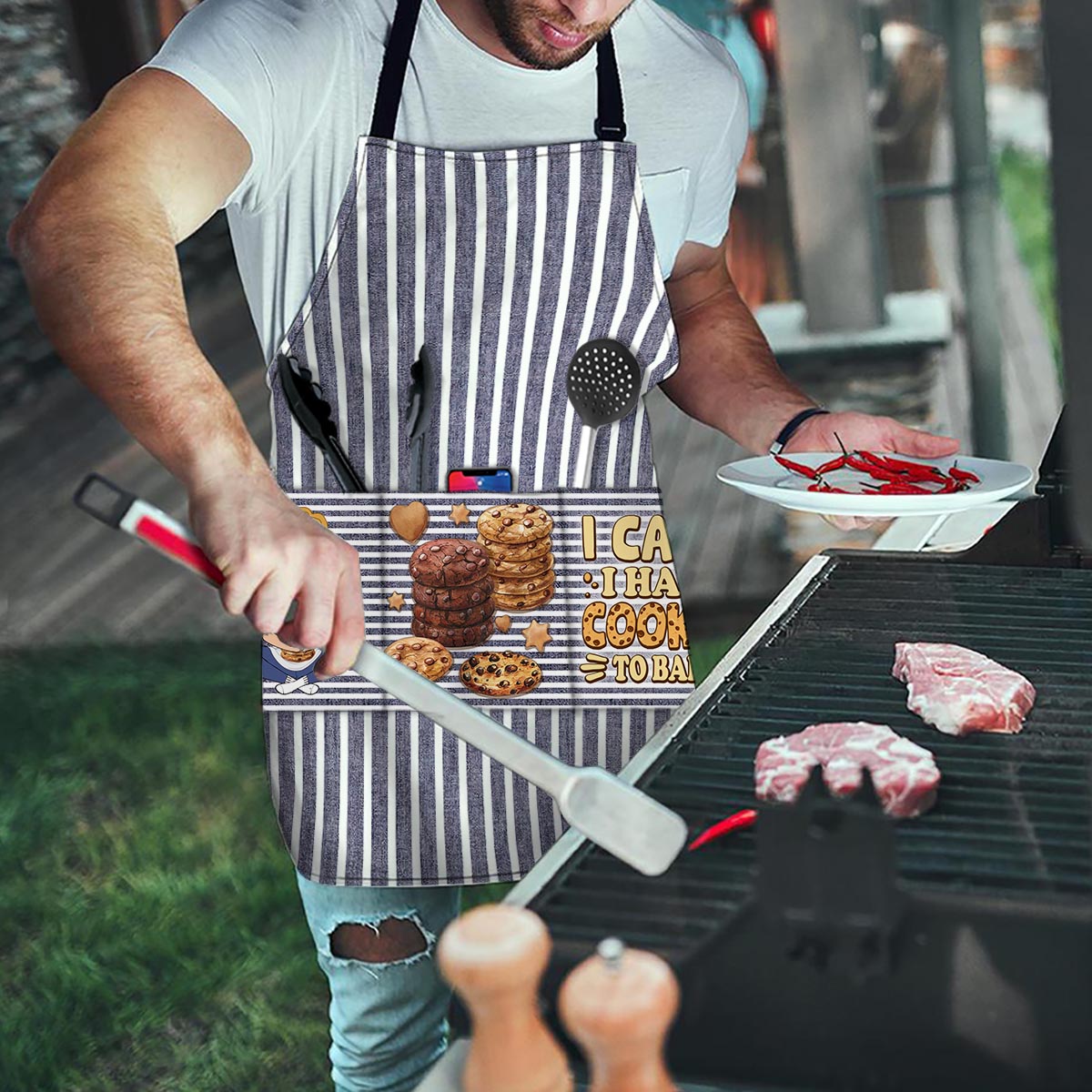 I Can't I Have Cookies To Bake - Personalized Baking Apron