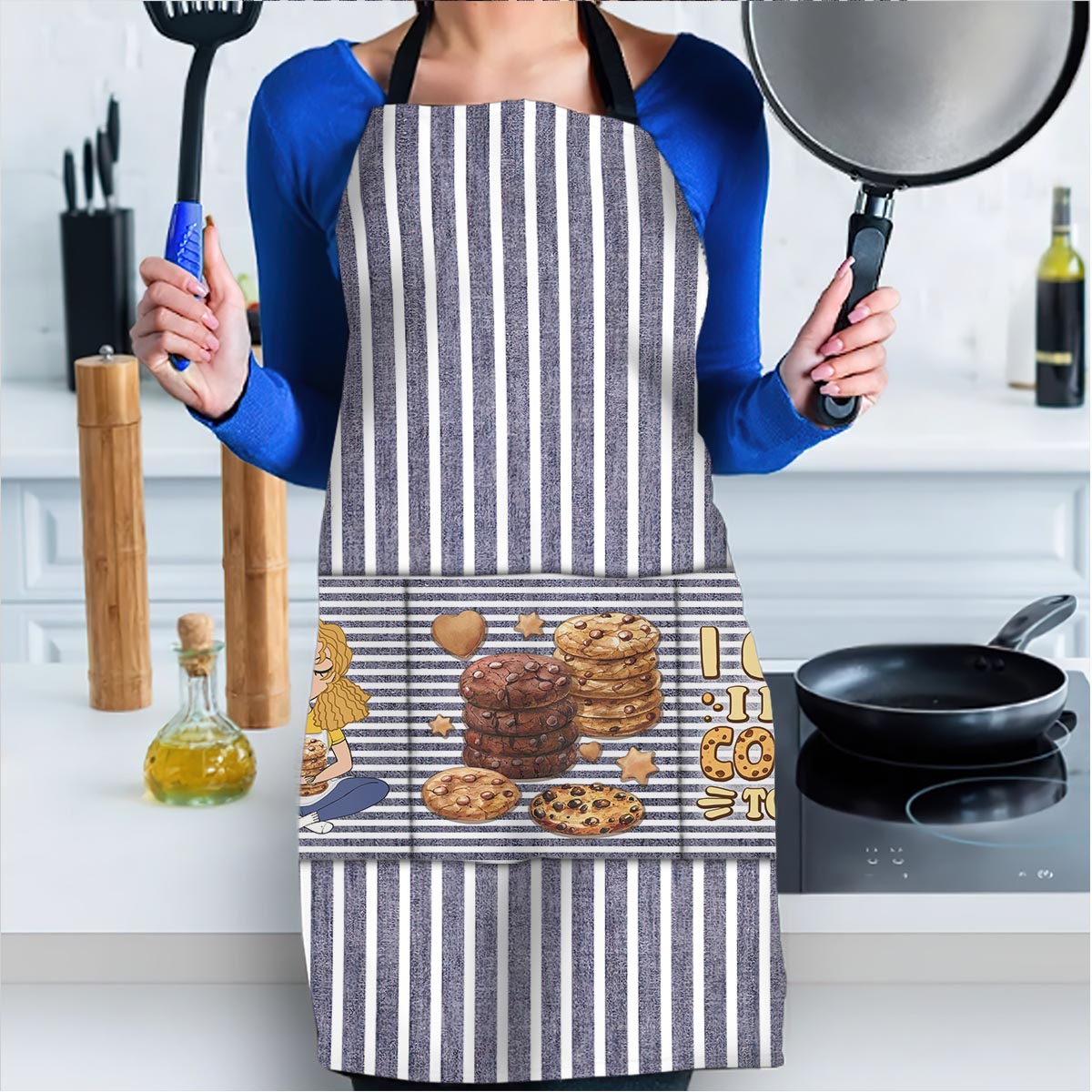 I Can't I Have Cookies To Bake - Personalized Baking Apron