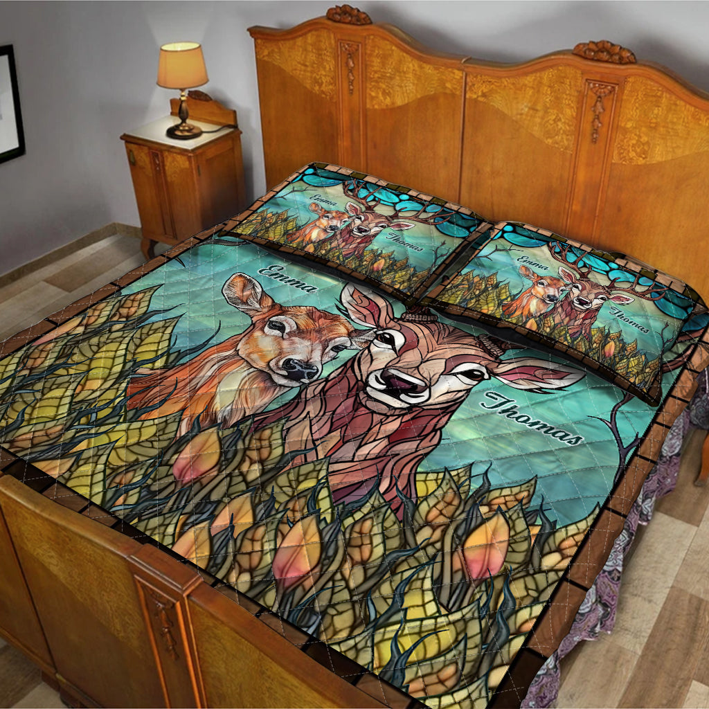 You & Me We Got This - Personalized Hunting Quilt Set