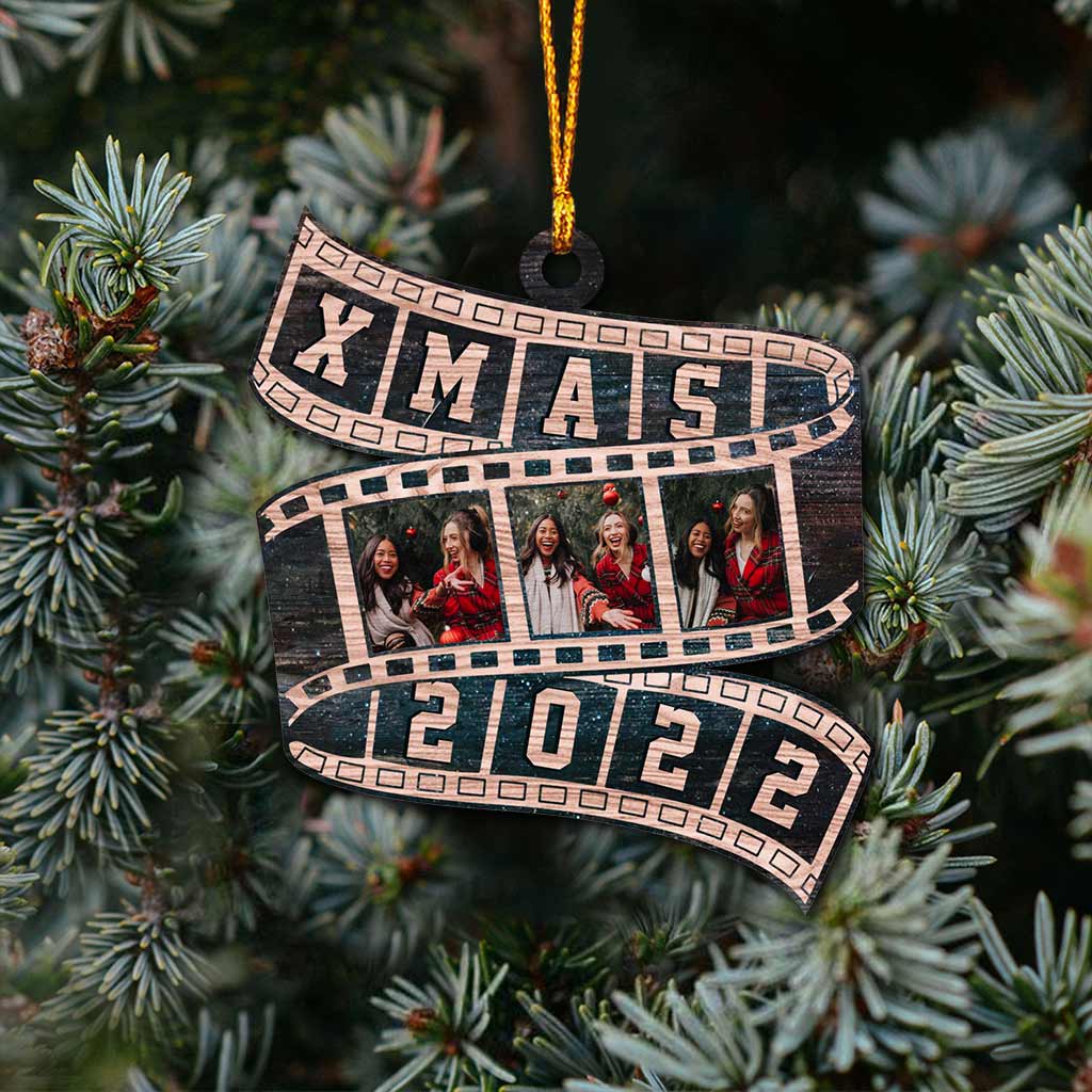 Besties Film Roll Christmas 2022 - Personalized Christmas Bestie Ornament (Printed On Both Sides)
