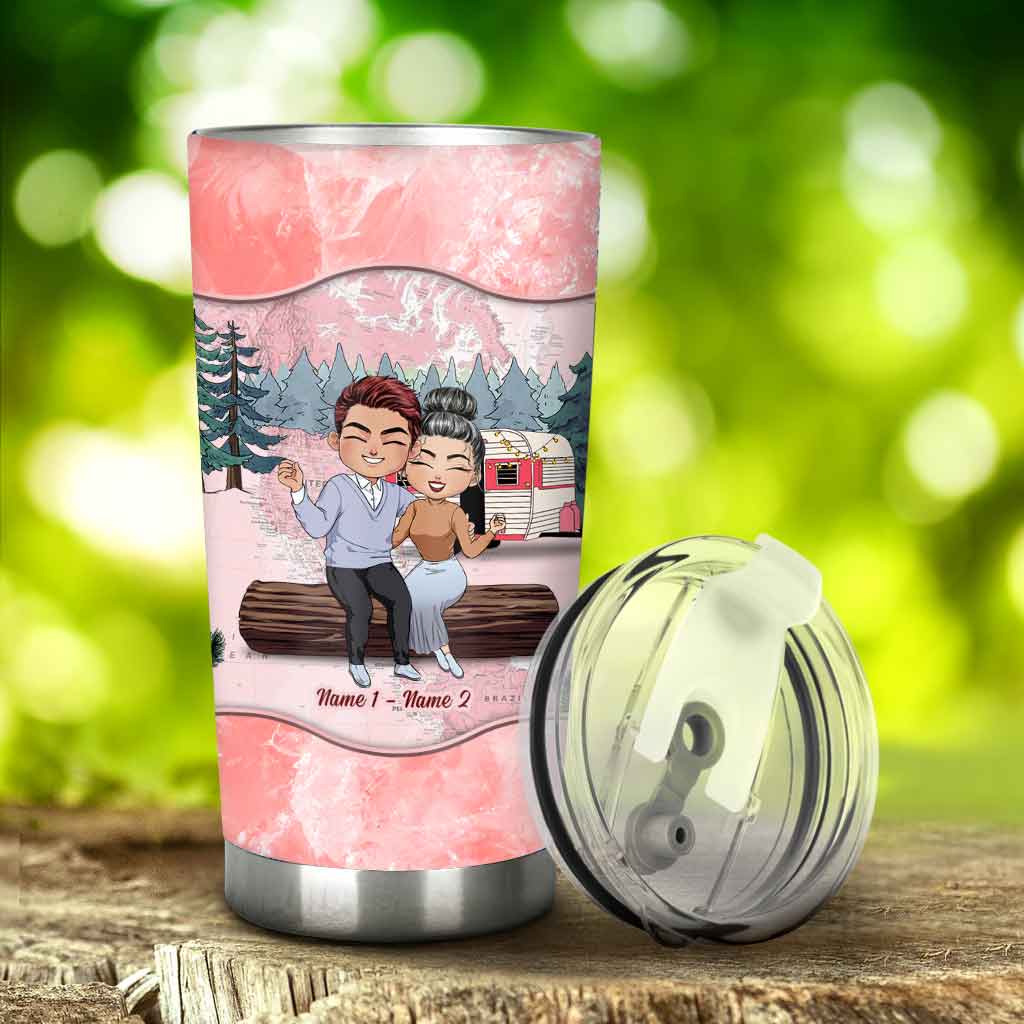I Love You More Than Camping - Personalized Couple Tumbler