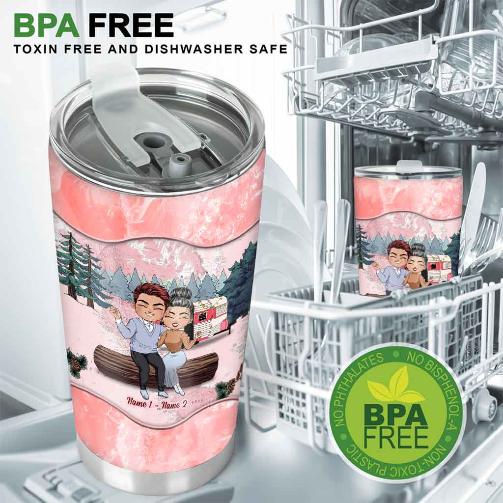 I Love You More Than Camping - Personalized Couple Tumbler