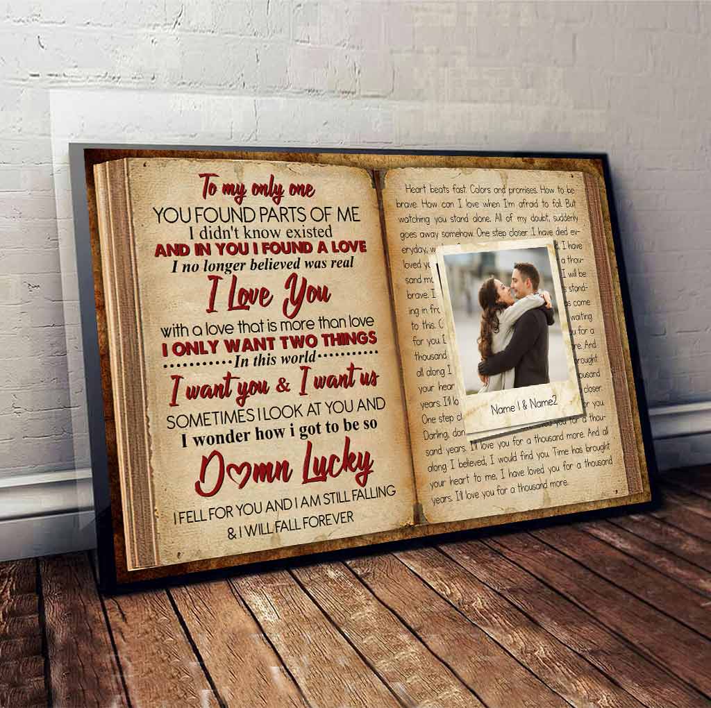 A Thousand Years Lyrics Book - Personalized Couple Poster