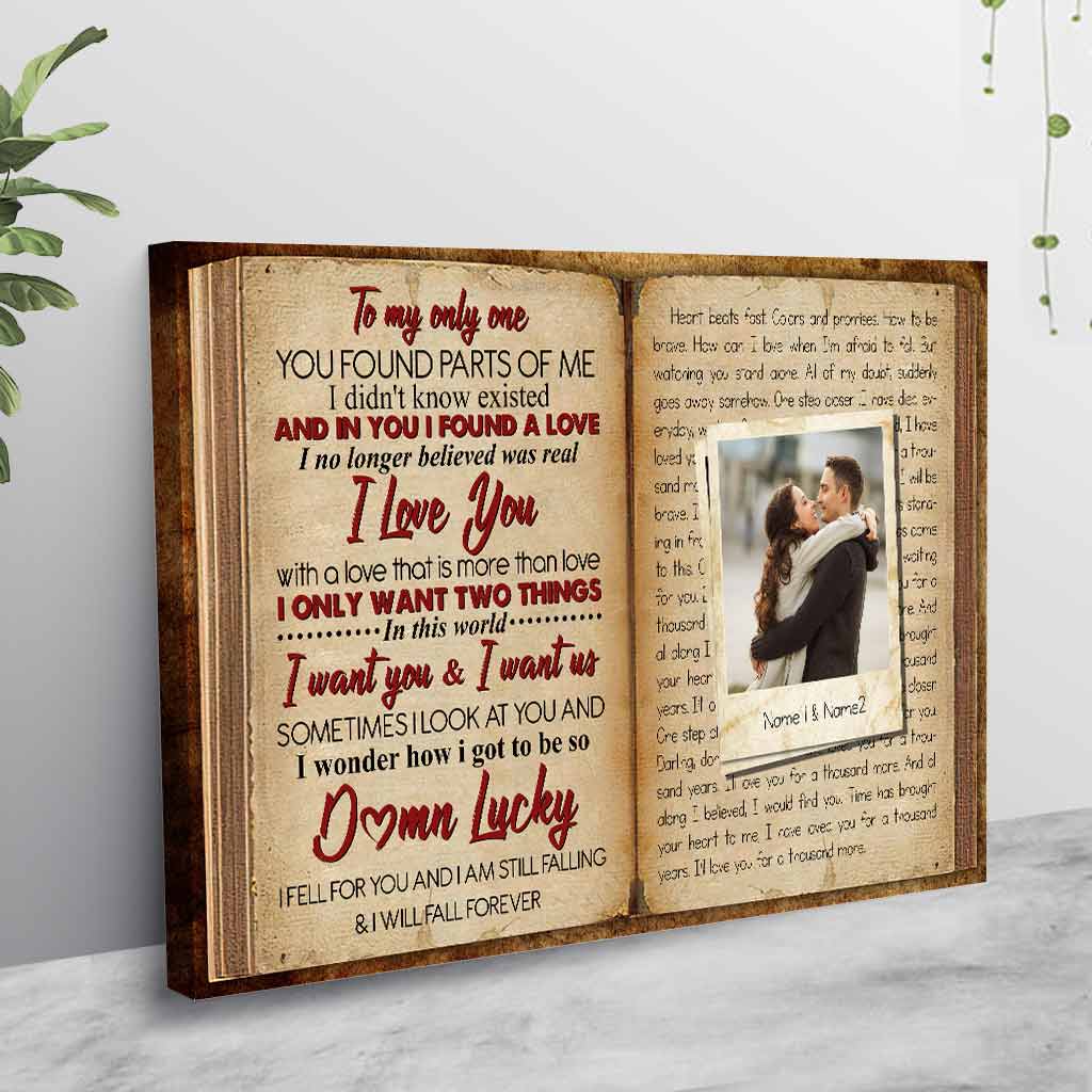 A Thousand Years Lyrics Book - Personalized Couple Poster
